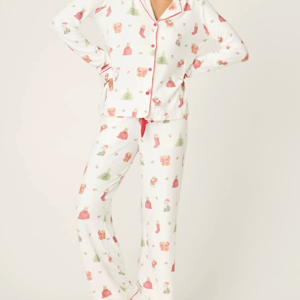 Feline Festive Pj Set